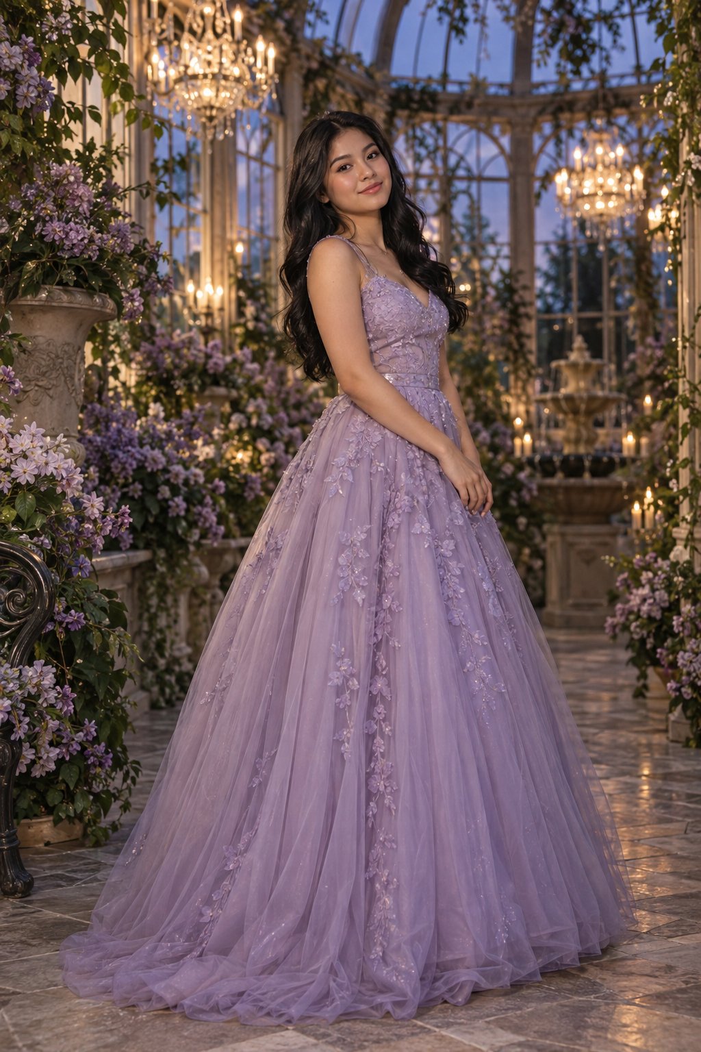 Ana at eighteen, a Filipino celebration portrait